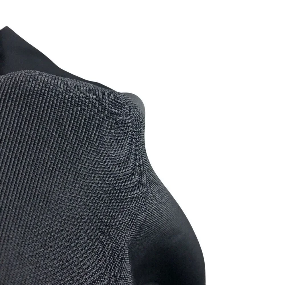 Vintage AGB Byer California Skirt Womens‎ M Black Stretch Ruffle Hem Gothic Y2K